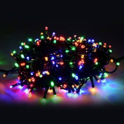 5 méteres 100 energiatakarékos LED-es színesen világító karácsonyfa izzó