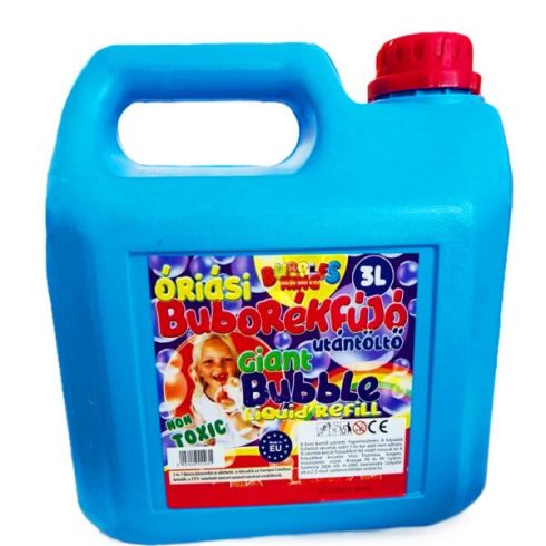 Óriási buborékfújó utántöltő 3liter