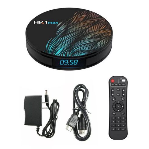 Távirányítós WiFi SMART TV BOX, TV OKOSÍTÓ / ANDROID 9.0, 4 GB RAM, 64 GB ROM - PLAY ÁRUHÁZ, NETFLIX, TIKTOK, YOUTUBE...