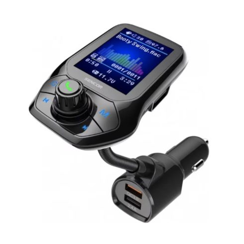 Autós FM Bluetooth Transzmitter Kihangosító MP3 Lejátszó