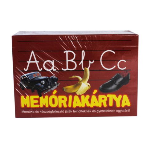 ABC memóriakártya játék