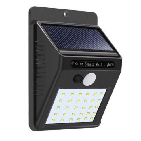 E.B. napelemes mozgásérzékelős szolár lámpa – 20 LED
